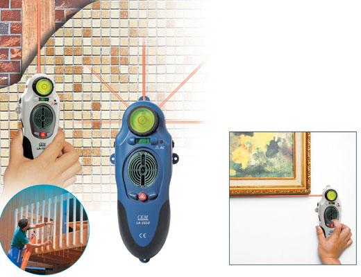 Тестер (детектор) для поиска дерева/металла/проводки с лазерным уровнем CEM LA-1010 купить по низкой цене | МАКСПРОФИТ