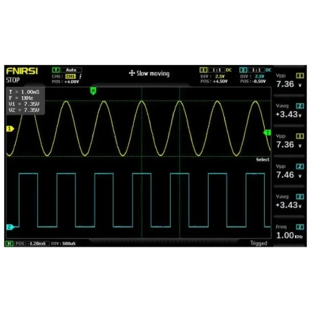 Осциллограф FNIRSI 1014D (2 канала, 100 МГц) купить по низкой цене | МАКСПРОФИТ