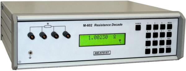Программируемый декадный магазин сопротивлений Meatest M602A купить по низкой цене | МАКСПРОФИТ
