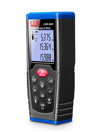Лазерная рулетка - дальномер CEM LDM-80H купить по низкой цене | МАКСПРОФИТ