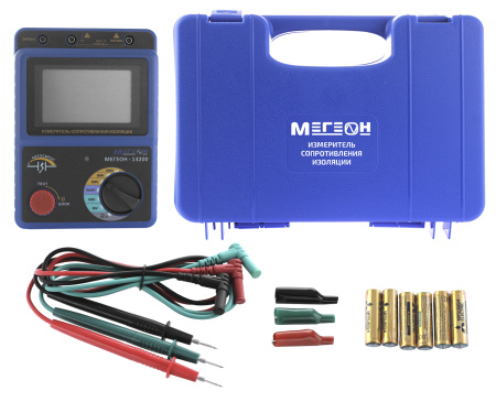Измеритель сопротивления изоляции (мегаомметр) МЕГЕОН 13200 купить по низкой цене | МАКСПРОФИТ
