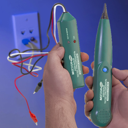 Кабельный тестер-трассоискатель МЕГЕОН 40017 купить по низкой цене | МАКСПРОФИТ