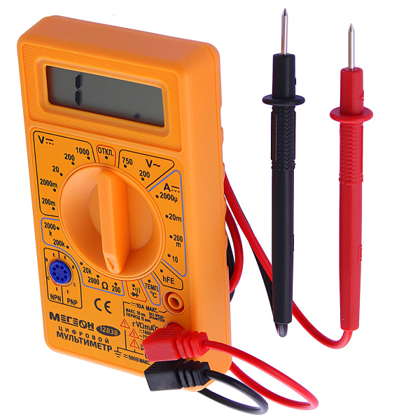 Мультиметр МЕГЕОН 12838 купить по низкой цене | МАКСПРОФИТ